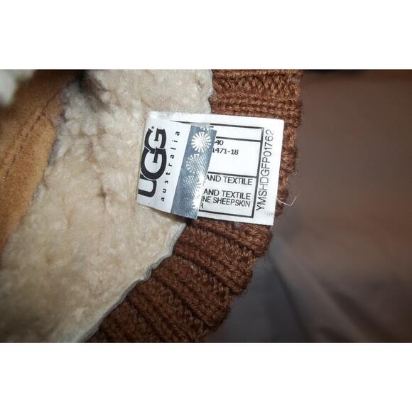 UGG Australia Brown Suede & Textile Clogs Mules Wedge Shoes 8 - Picture 11 of 12